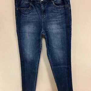 Wit & Wisdom Blue Ankle Cropped Jeans